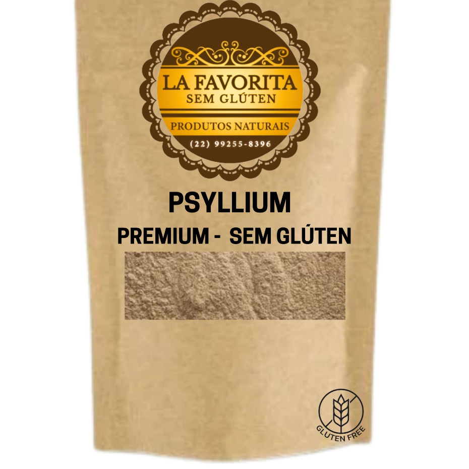 Psyllium Psylium Psilium Fibra – 100g ou 200g ou 500g – Sem Glúten Alta Qualidade Pronta Entrega
