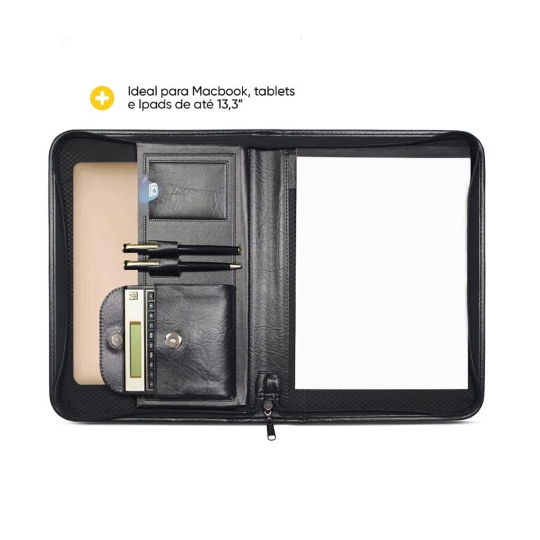 Pasta Executiva em Material Sintético com Porta C