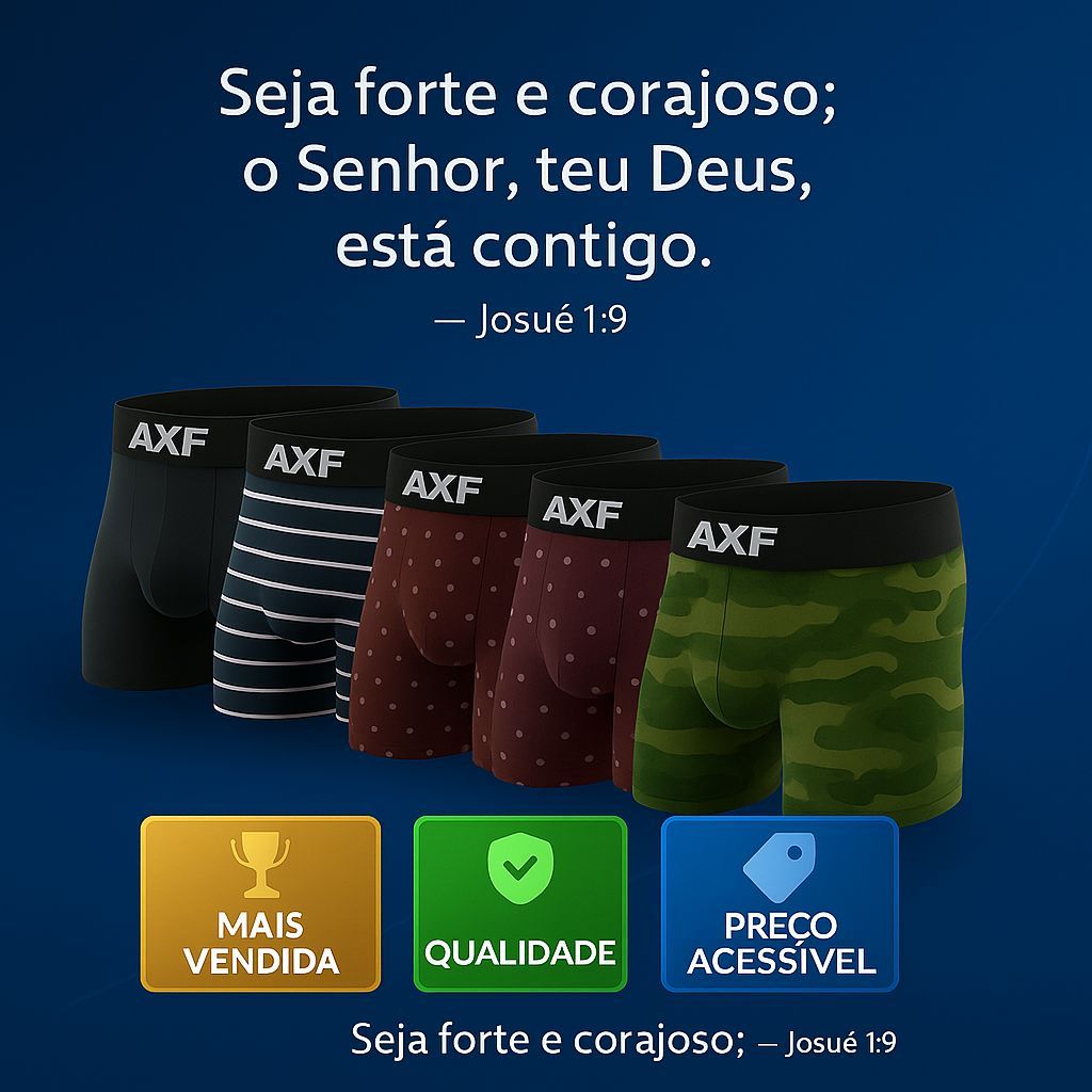 Kit com 10 cueca Boxer Microfibra