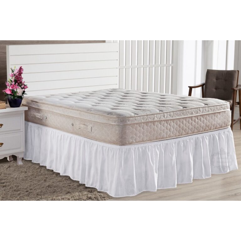Saia Para Box Cama Posta Casal Queen com Elastico 