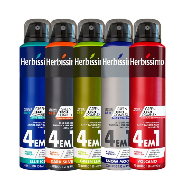 Kit 5 itens – Desodorante Aerosol Antitransp