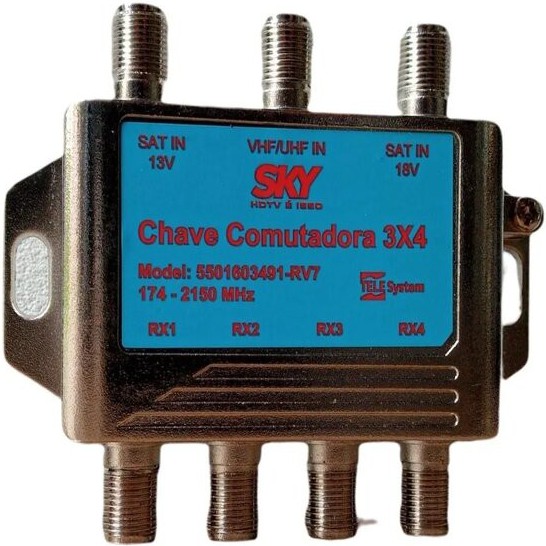 02 Chaves Comutadoras Telesystem ou Advansat (kit 