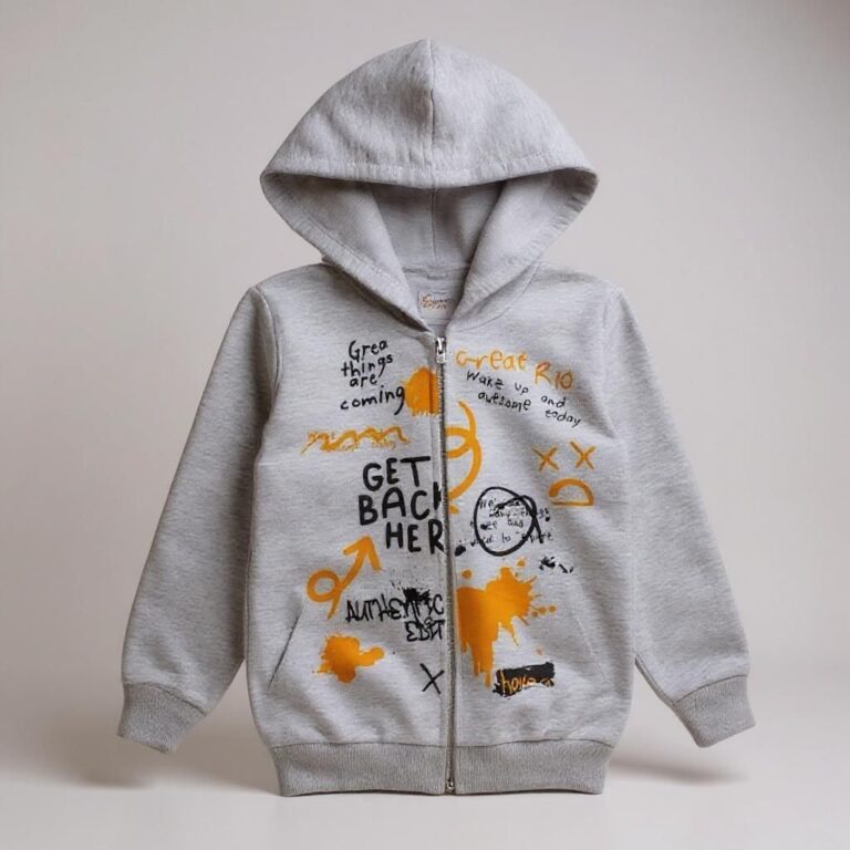 Casaco Infantil Para Menino Moletom Jaqueta Capuz 