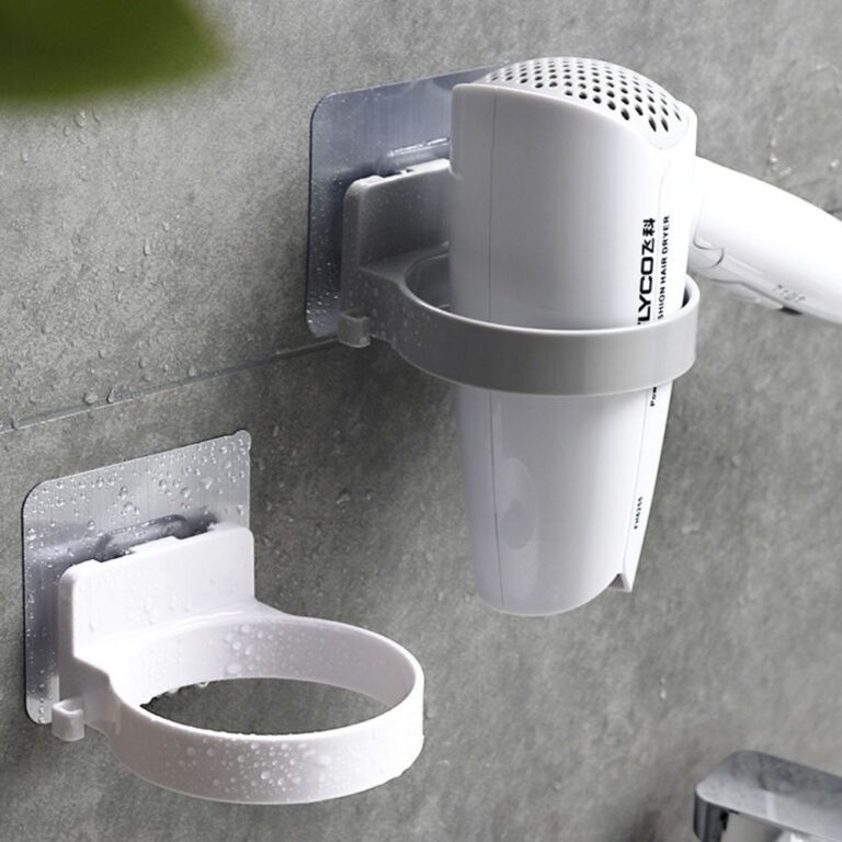 suporte para secador de cabelo de parede auto-ades