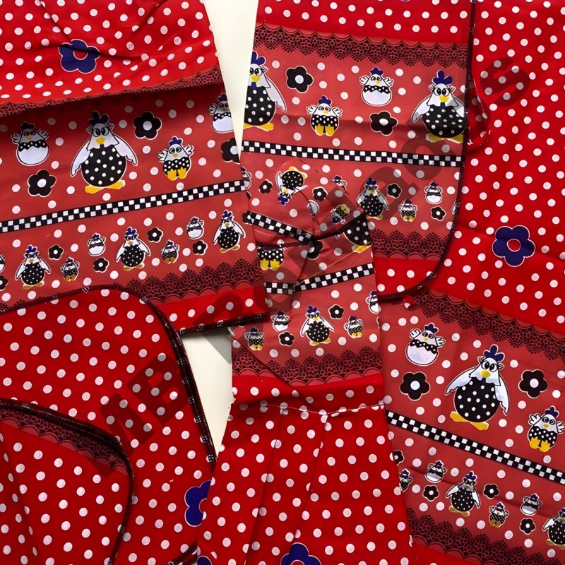 Jogo De Cozinha Kit 10 Peças  – Preço De Fábrica – Estampado – Caminho de mesa + Capas para Eletrodo