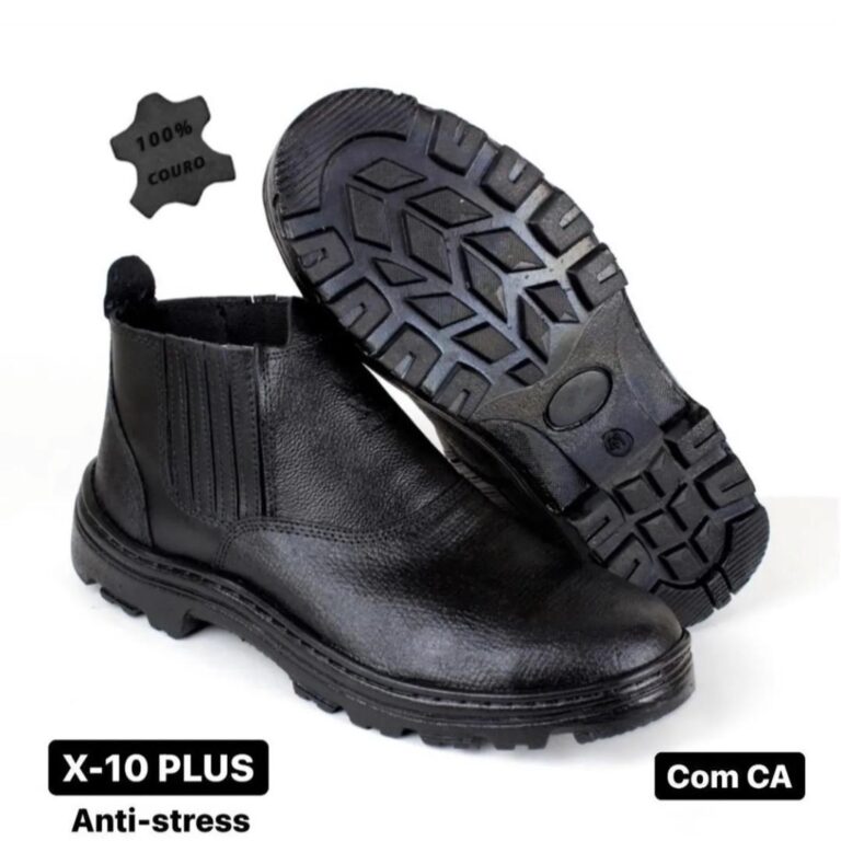 Butina,  Botina, Bota de Segurança em Couro Segur