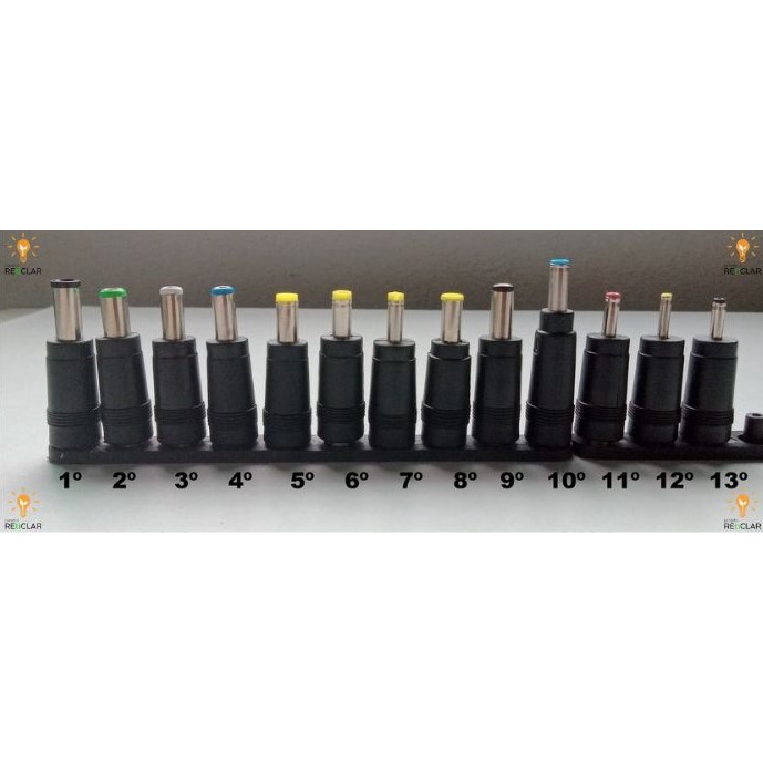 Plugs adaptadores individuais para conectores de F