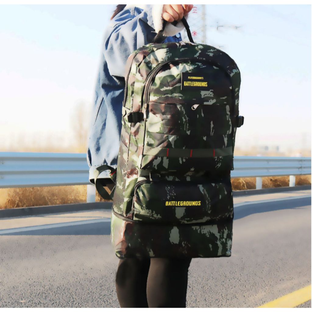 Mochila Grande Viagem 60l Litros Mochila Unisex Extensível Impermeavel