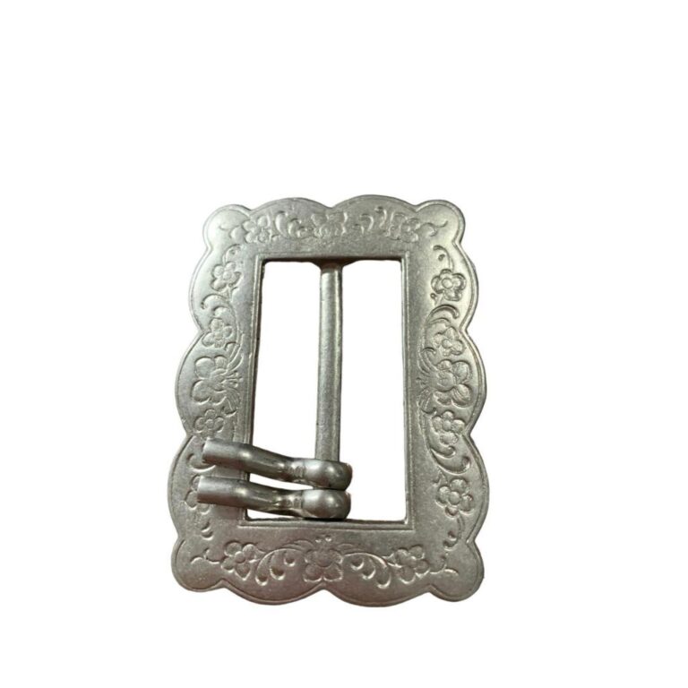 Fivela Guaiaca Réplica De Alpaca Quadrada  N°121