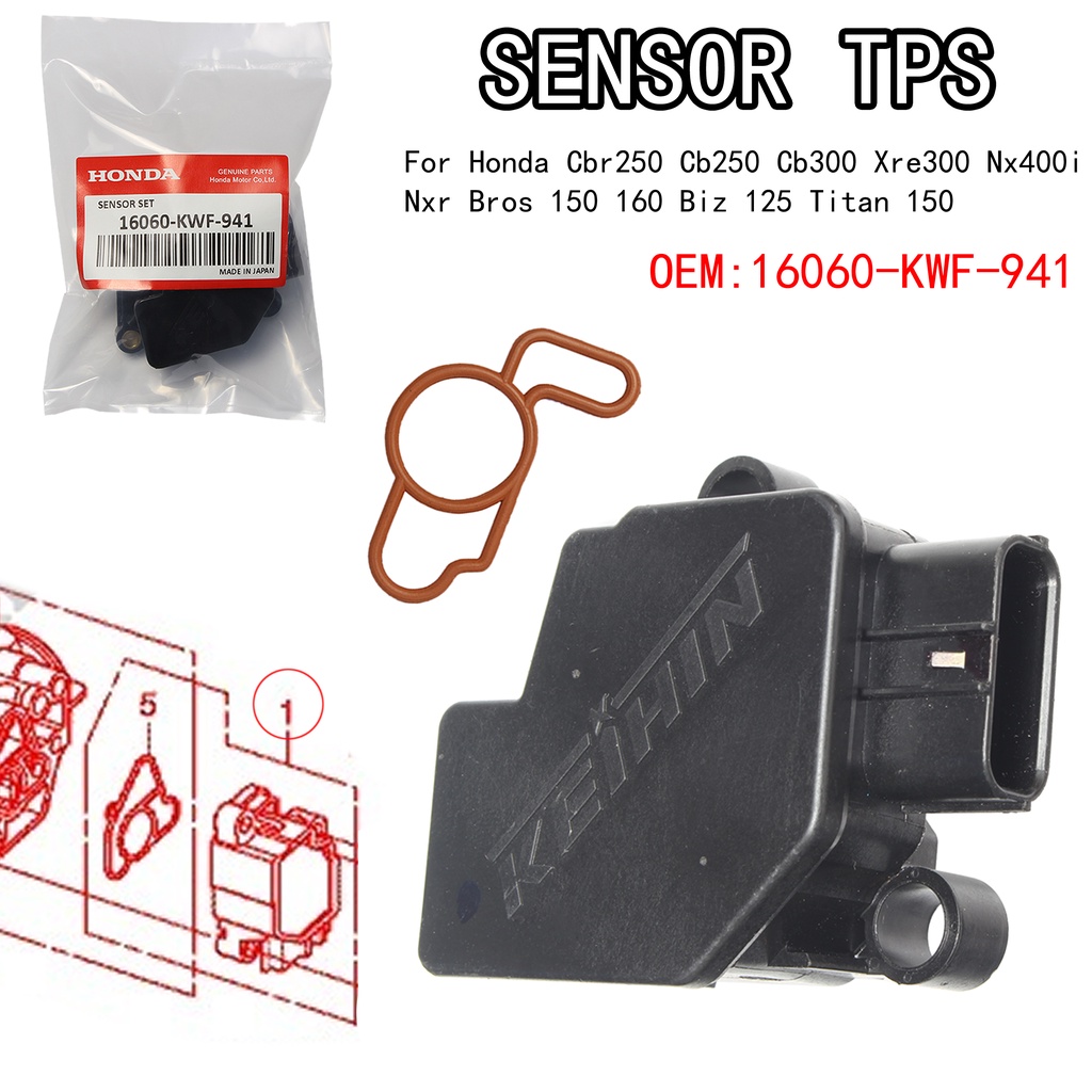 Tbi Sensor Map Híbrido Cbr 250 Cb 250 Cb 300 Xre 300 Nx 400i Nxr Bros 150 160 Biz 125 Titan 150 Padr
