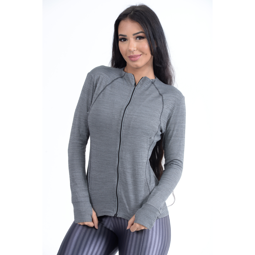 Jaquetinha Casaquinho Esportivo tecido leve Praia – Proteção Solar UV50+ Tecnologia Dry Fit, Academi