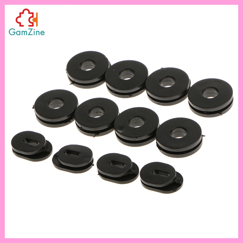 12 peças ilhós tampa lateral de borracha da carenagem da motocicleta para GS125 para Suzuki CG125 Ho