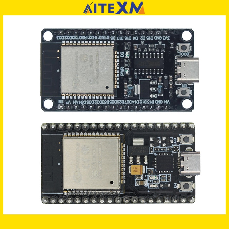Placa De Desenvolvimento ESP32 TYPE-C USB CP2102/FT232/CH340C WiFi + Bluetooth Ultra-Baixa Potência