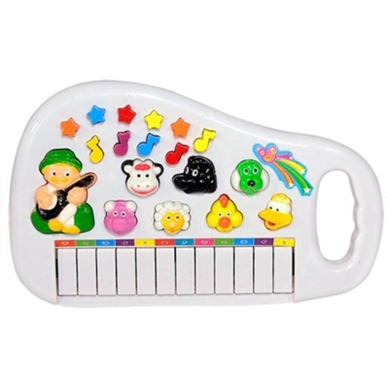 Piano Teclado Animal Brinquedo Infantil Sons Fazen