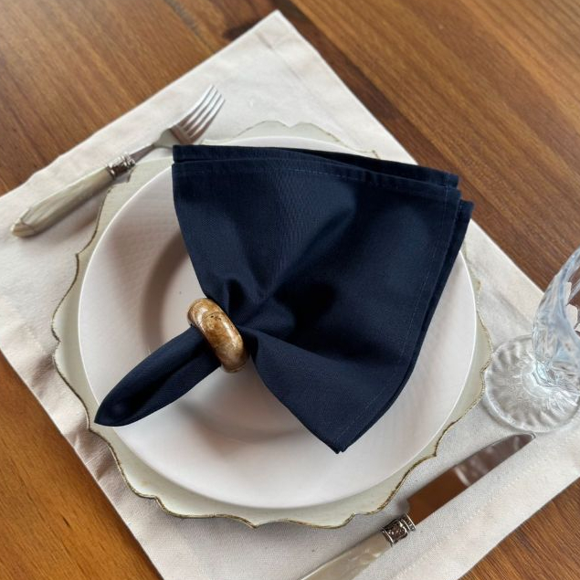 Kit 6 Guardanapos em Tecido Algodão 45 x 45 bainh