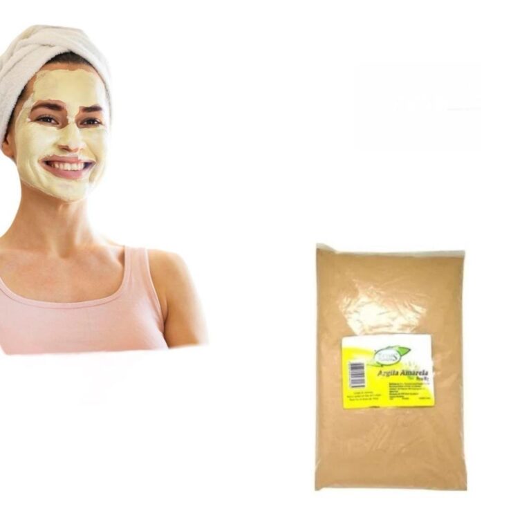 Argila Amarela 1kg 100% Pura Ervas e Raízes