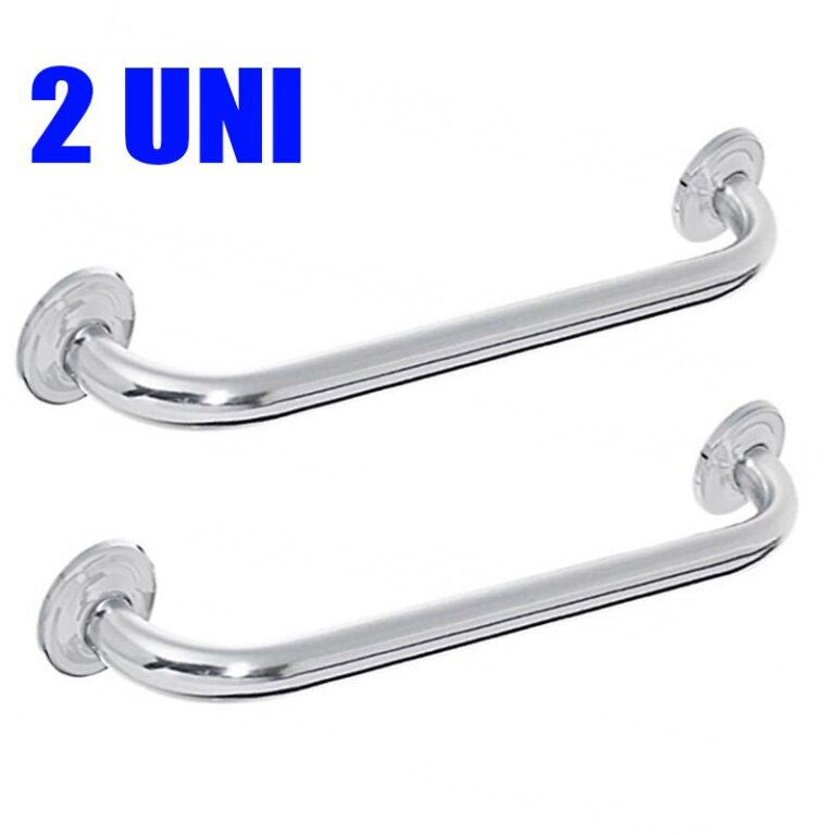 Alça Apoio Banheiro Barra Inox 40cm Idoso Deficie