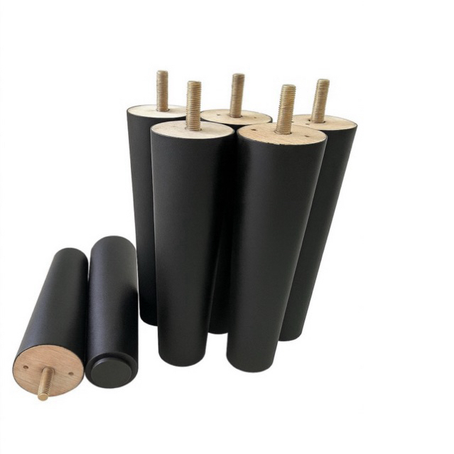 Pés 12cm de Cama Box Com Pezinho Madeira Maciça 