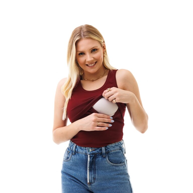 Blusa Regata Amamentação VÁRIAS CORES