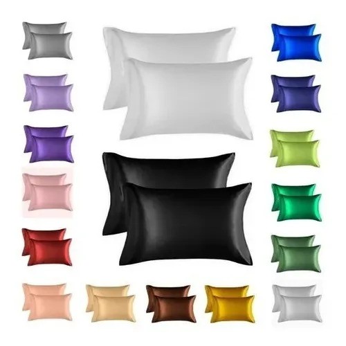 02 Fronhas De Cetim Anti Frizz (01 PAR) 70CM x 50C