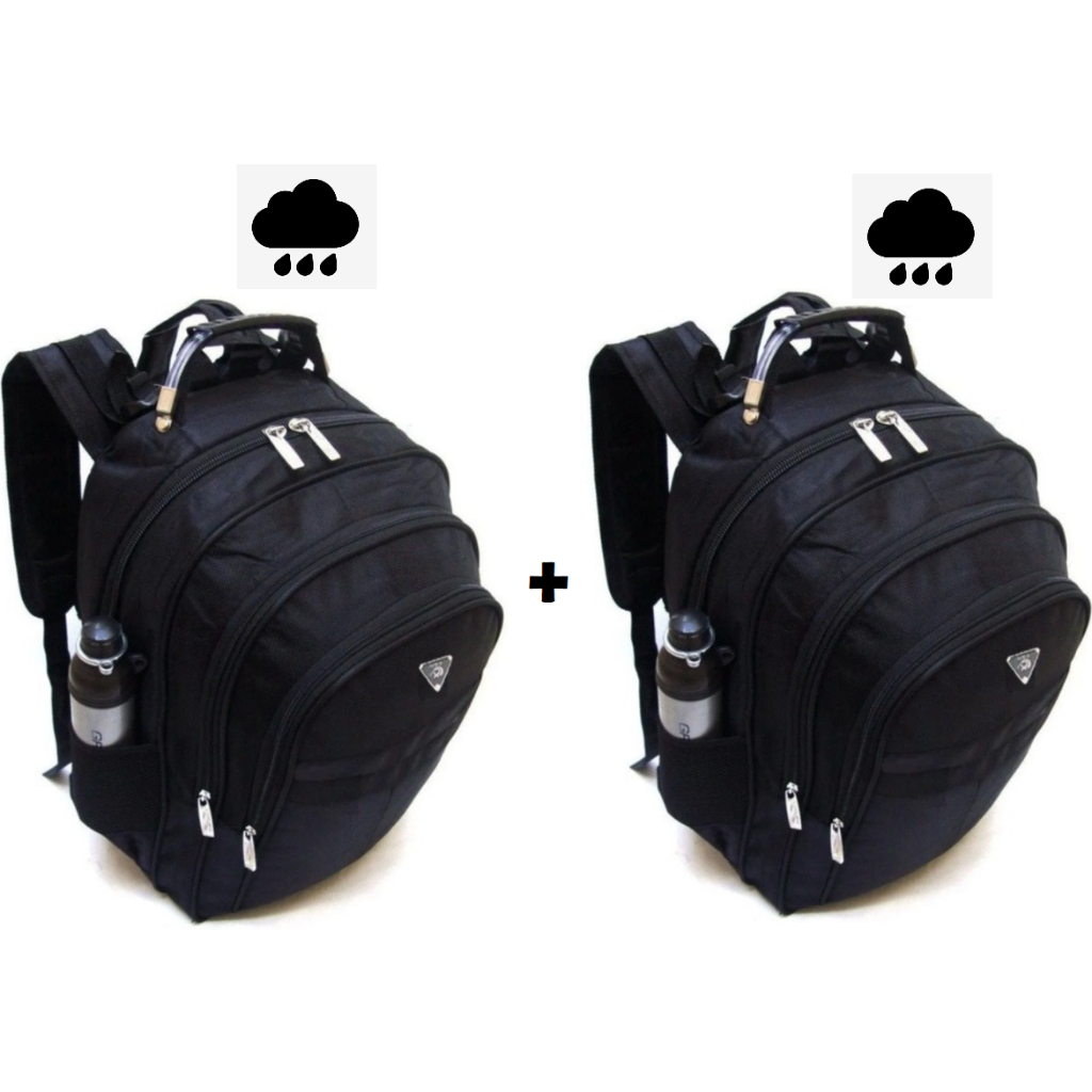 Kit 2 Mochilas Viagem Impermeável Reforçada