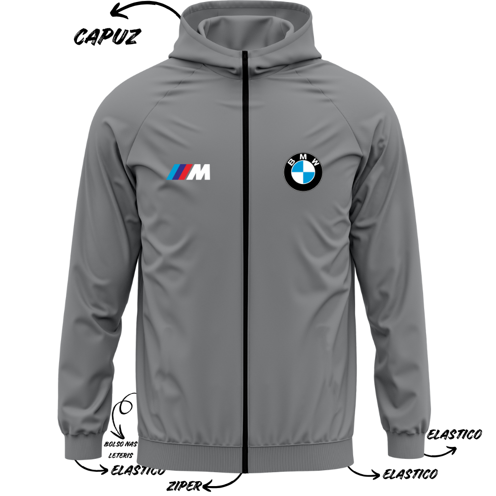 Corta Vento BMW Casaco Blusa Blusão De Frio Masculina Impermeável Manga Longa Capuz Jaqueta