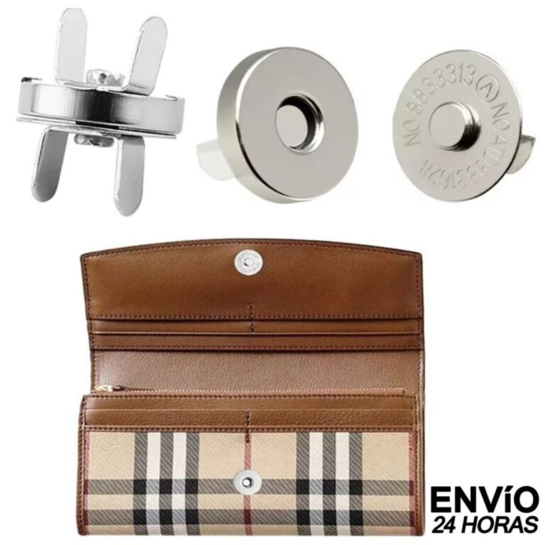 50un Botão Imã Magnético 18mm Niquelado / Doura