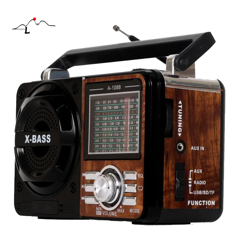 Rádio Portátil Com Bluetooth Am Fm A Pilha E Ene