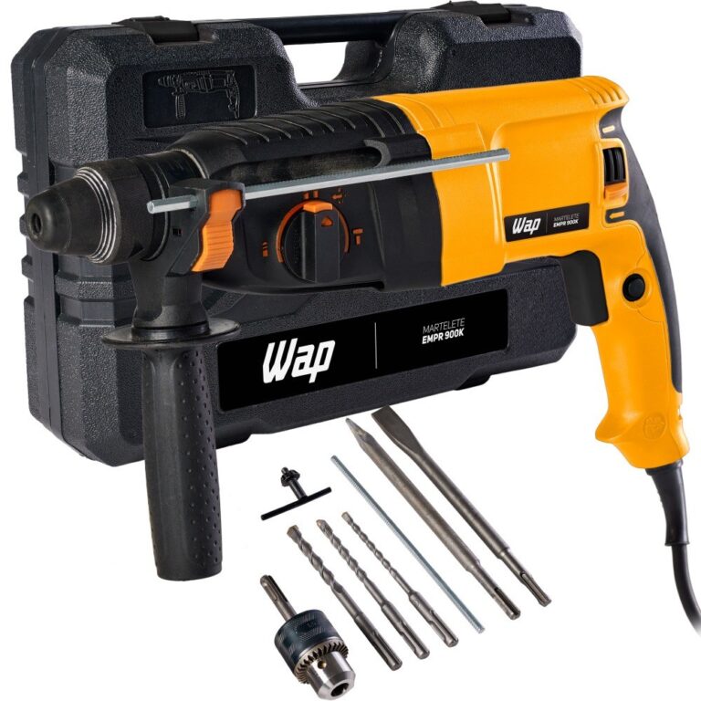 Martelete Perfurador Rompedor 900w Com Kit De Aces
