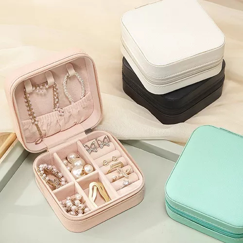 Kit 20 Porta Joias Viagem Organizador Compacto par