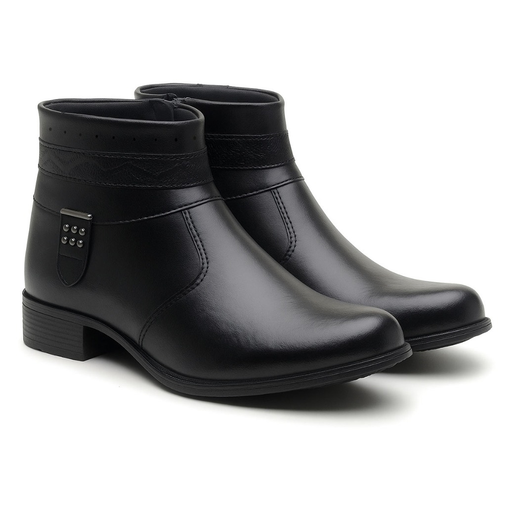 Bota Coturno Feminino Country Bota Baixa Outono – Inverno Exclusiva