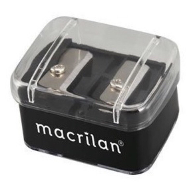Apontador lapis/Apontador-Duplo Para Maquiagem Lápis-Macrilan 1/2nuis