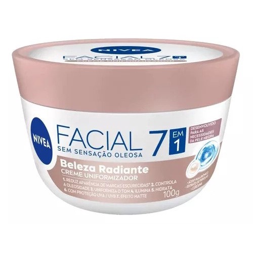 NIVEA Hidratante Facial Beleza Radiante 7 em 1 100