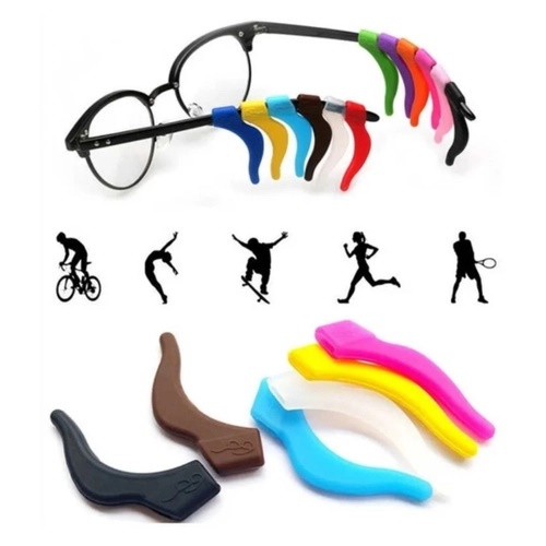 2 pares de suporte antiderrapante de silicone para