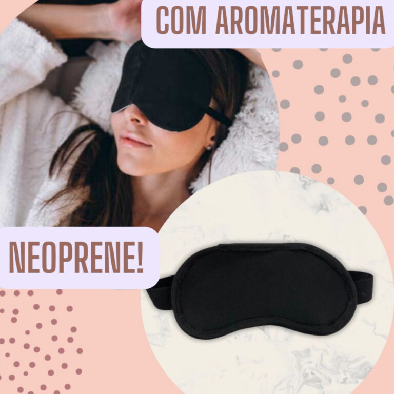 Mascara para Dormir com Óleo de Eucalipto AROMATE