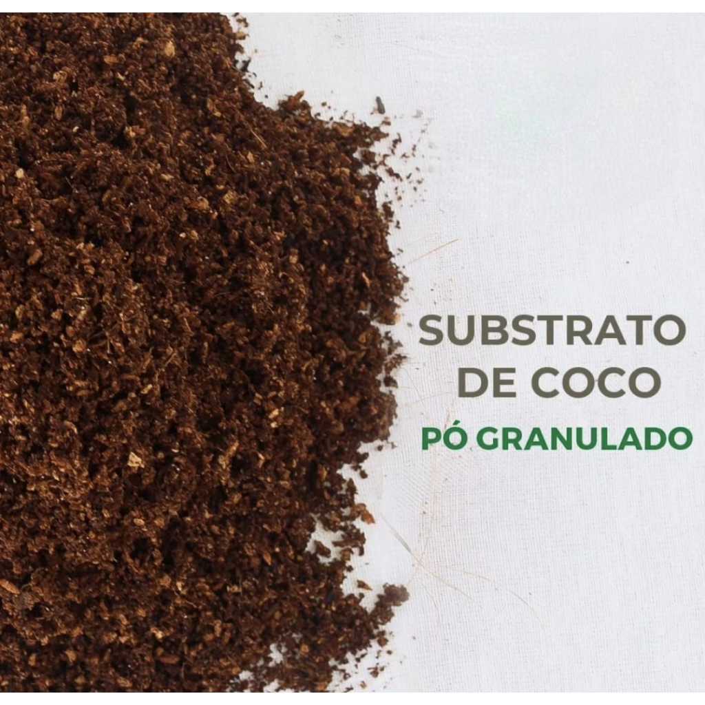 Po de coco Plantio Germinação Cultivo saco 3, 10, 20 ou 40 litros Jardinagem Gold Plant