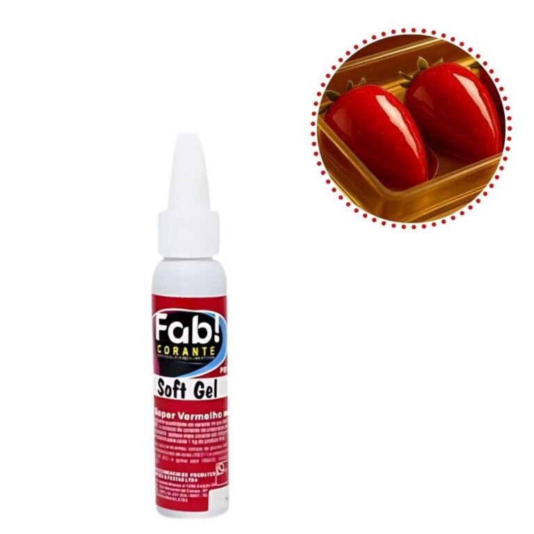 1~5 CORANTE SOFT GEL FAB 25G SUPER VERMELHO,PARA M