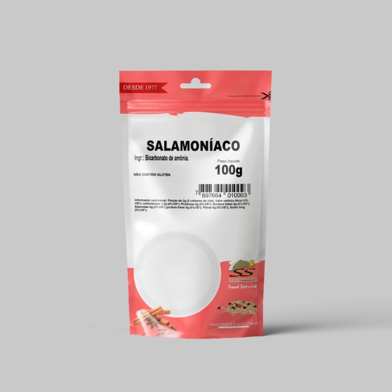 Salamoníaco (Bicarbonato de amônia)  | 100g, 500
