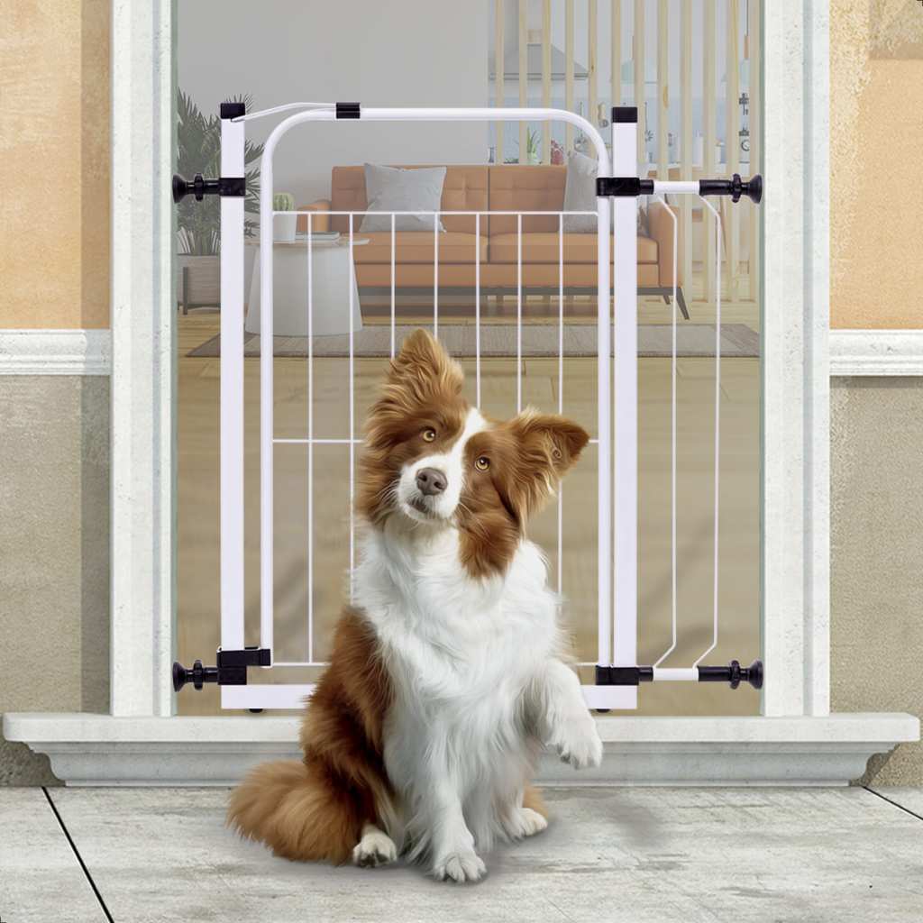 Portão Grade de Segurança Pet e Kids (BRANCO) (69cm a 154cm)