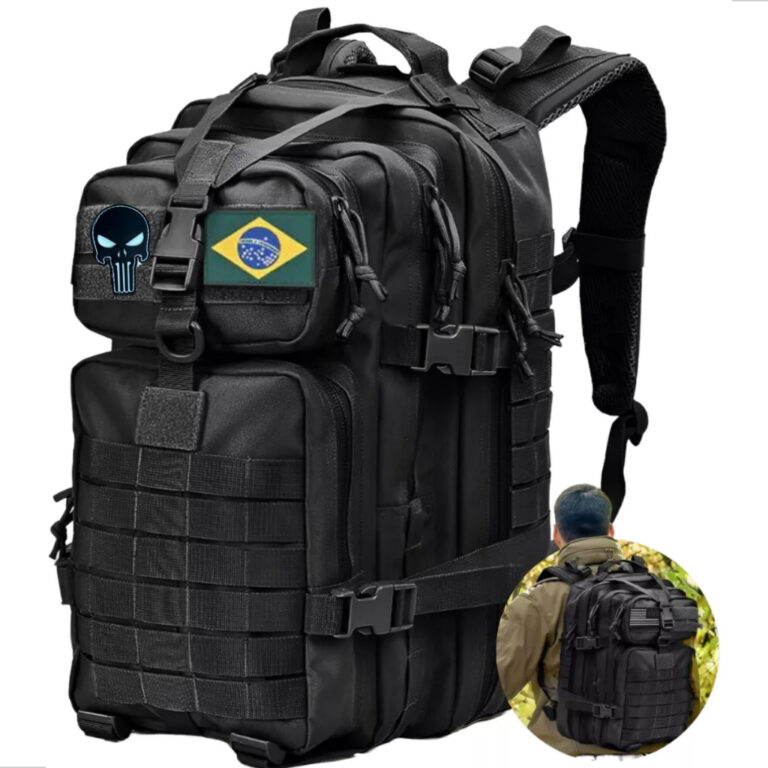 Mochila Tática 50 Litros Reforçada Impermeável 