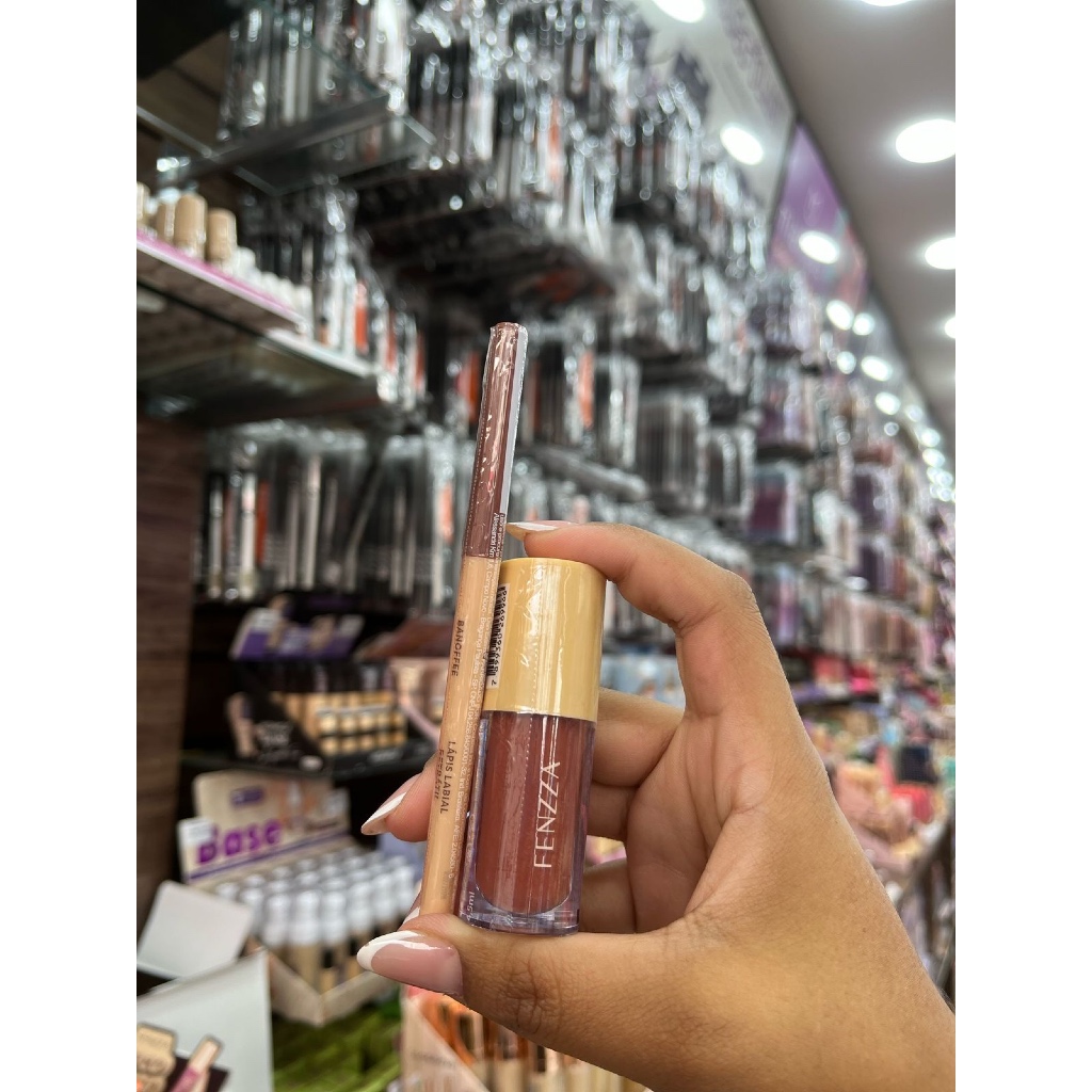 Kit Chocofun Tint Cream + Lápis contorno labial Fenzza – ENVIO IMEDIATO