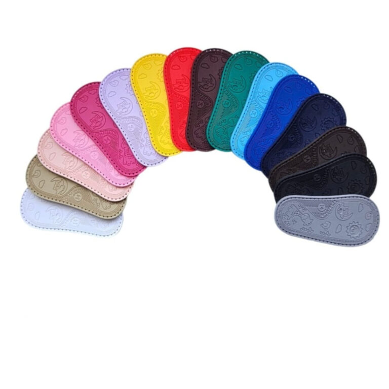 Kit 1 par de sola/1 par de palmilha lisa com lado 