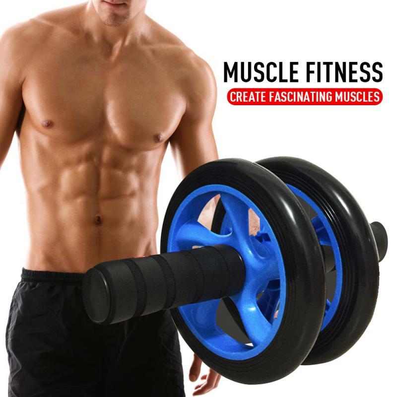 SQ7105 – Roda DUPLA Abdominal Para Exercicio Abdomem Lombar