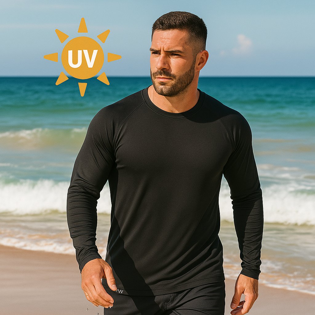Kit 1 e 2 Camisa Térmica Proteção Uv 50+ Segunda Pele Camiseta Blusa Malha Fria Masculino Academia M