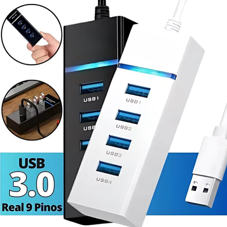 Hub USB 3.0 expansão 4/7 portas super speed 5.0Gb