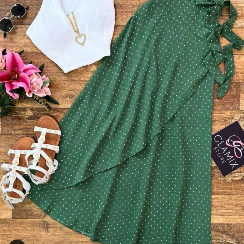 SAIA ENVELOPE COM FORRO EVANGELICA MODA FEMENINA TRANSPASSADA