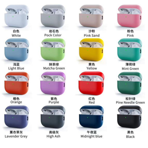 Capa Case Silicone Protetora para fone apple AirPo