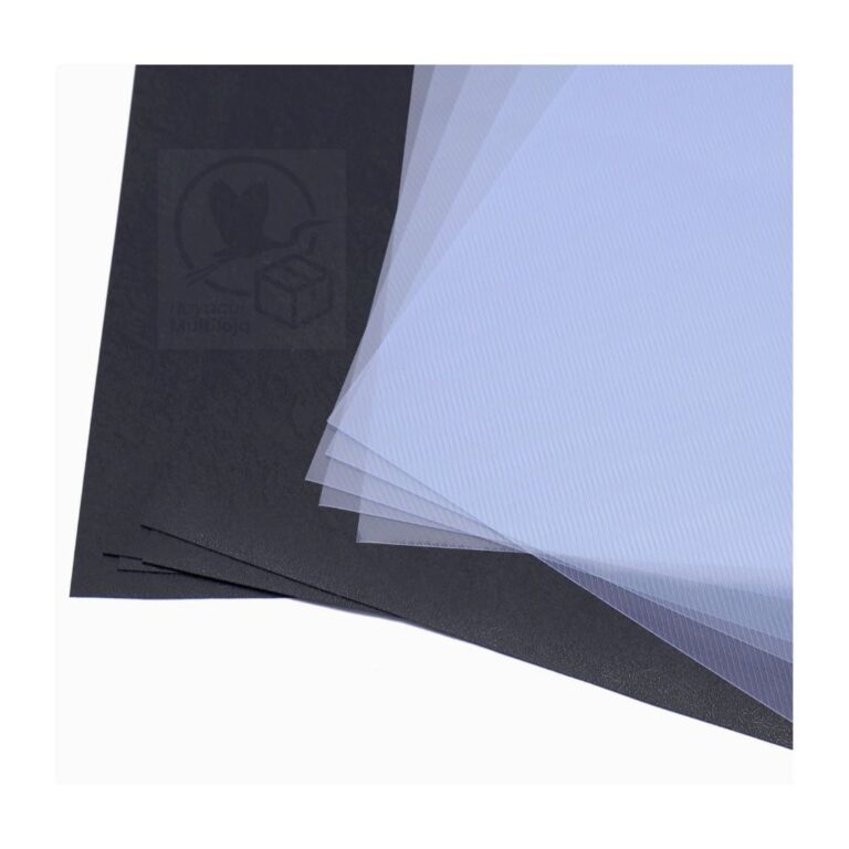 100 Und Capa Encadernação A4 Cristal Line + Pret