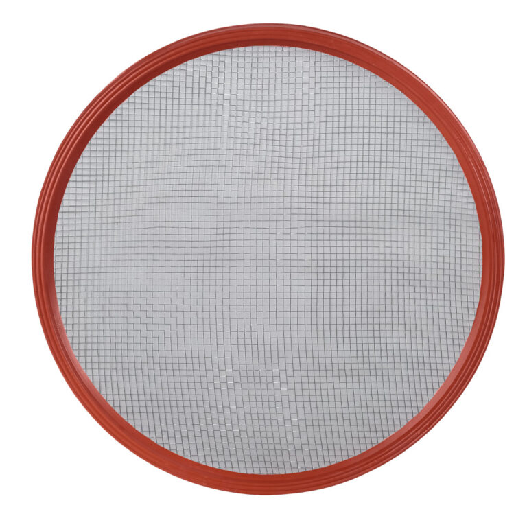 Peneira Cafe Chapisco 50cm Aro Plástico Vermelho 