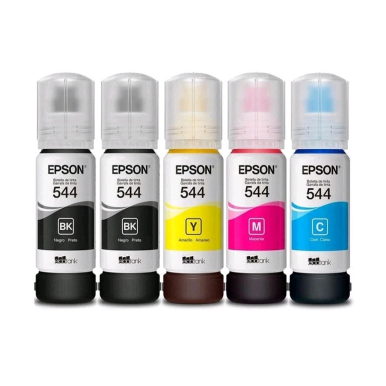 KIT 5 REFIL TINTA DE USO EPSON T544 ORIGINAL COMPA